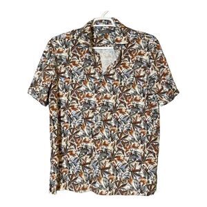 Daniel Cremieux Short Sleeve Button Up Shirt Multi-Color Floral XL
